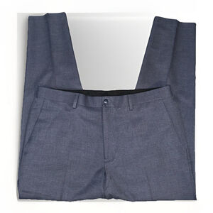 Alfani 36x30 Blue Flat Front Slacks Tapered Legs